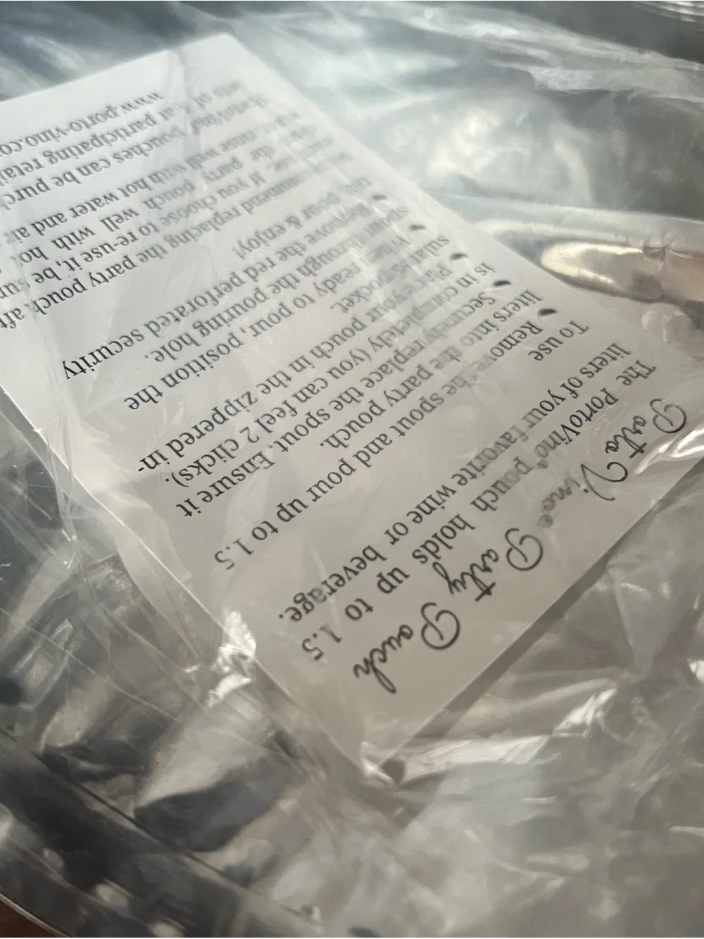 Porto Vino Wine Bag - NWT - Picture 12 of 13